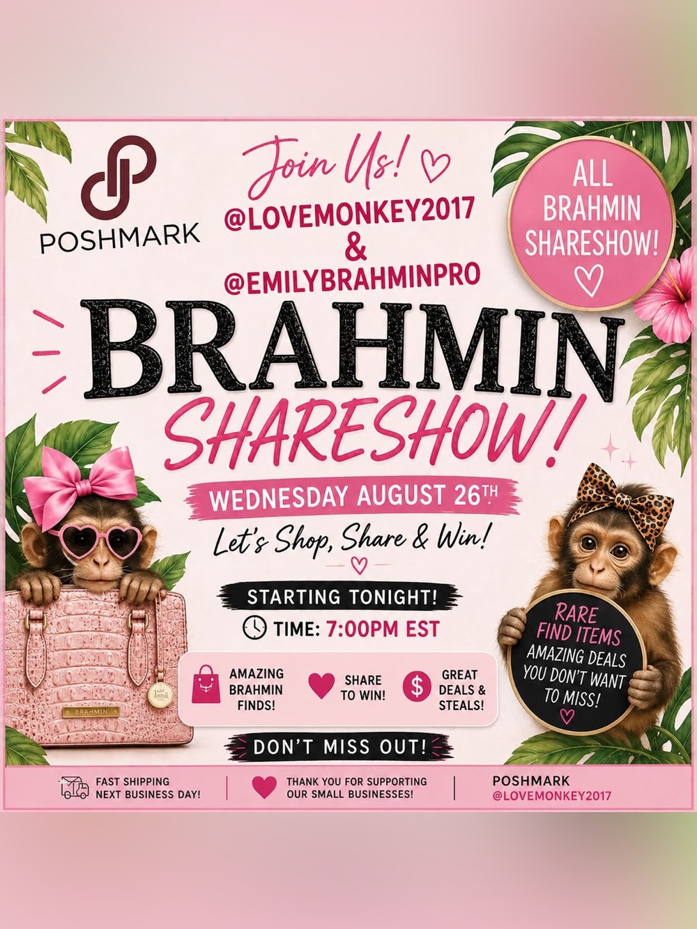 ALL BRAHMIN SHARESHOW! w/ LoveMonkey2017 & EmilyBrahminPro